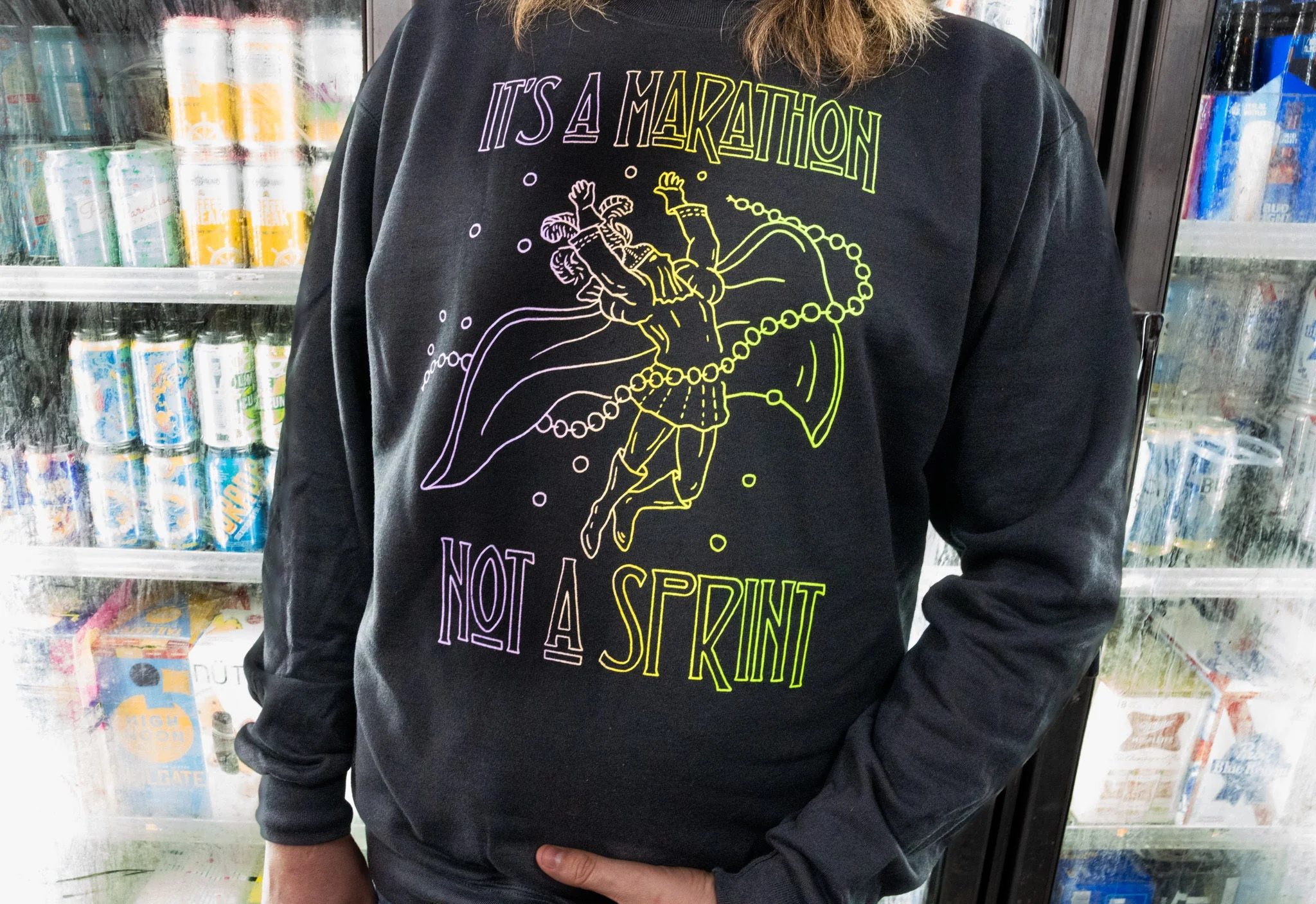 Marathon Not A Sprint Sweatshirt - Dirty Coast Press